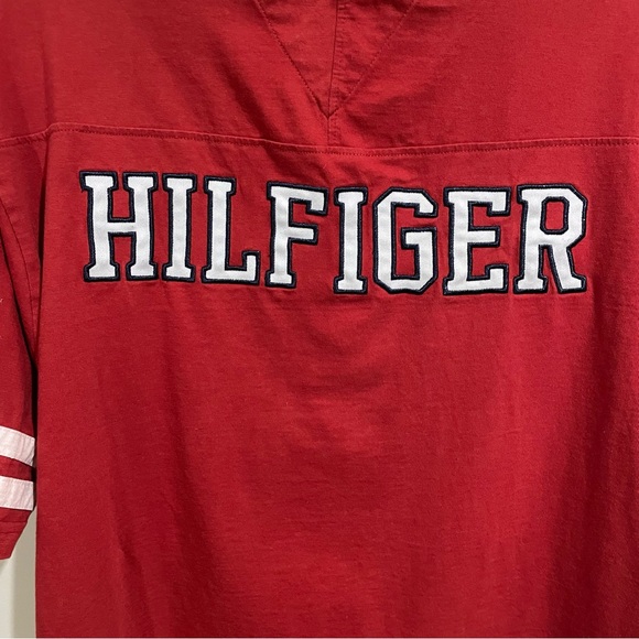 TOMMY HILFIGER RED T-SHIRT SIZE- XXL - Picture 4 of 8